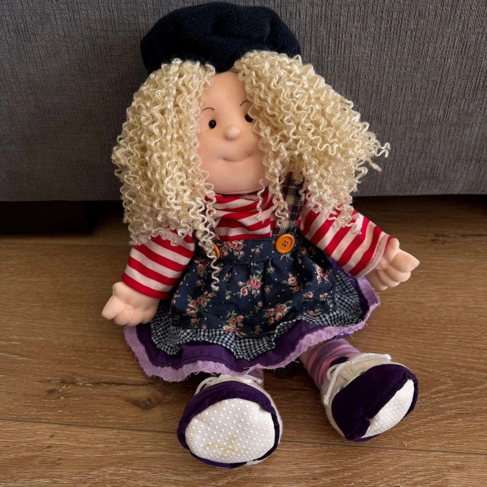 Sweetie Pie Kids Brandon and Chloe Rag Doll Pair 15 Inch Vintage Style Plush